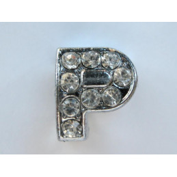 Distanziatore lettera strass P