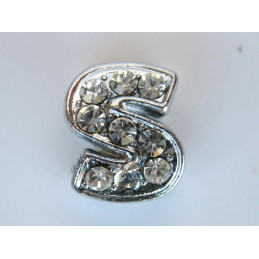 Distanziatore lettera strass S