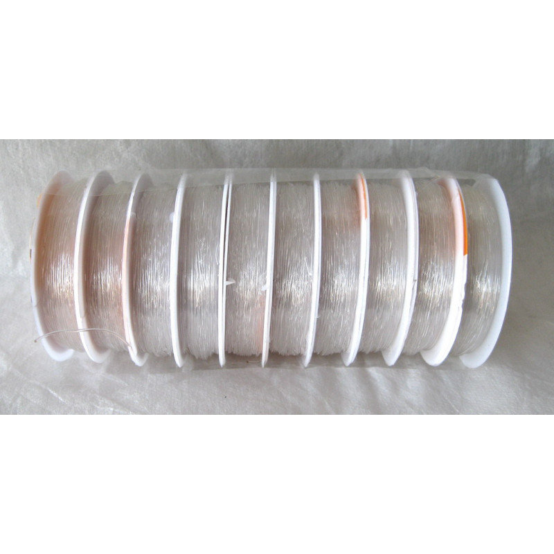 JYC CREATIVE 100 Metri Elastico Per Cucito, Nastro Elastico Merceria, Elastici Merceria, Elastico Per Sartoria, Elastici Cucito, Elastico Per Tessuti, Nastro Elastico Per Cucito, (10mm, Bianco