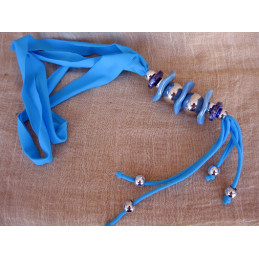 Collana in licra con...