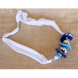 Collana in licra con...