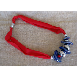 Collana in licra con...