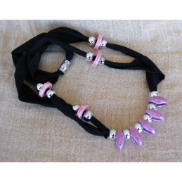 Collana in licra con...