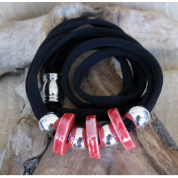 Bracciale in licra con...