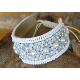 BRACCIALE PERLINE CREAM 25...
