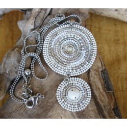 COLLANA PERLINE PENDENTE...