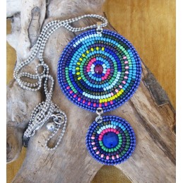 COLLANA PERLINE PENDENTE...