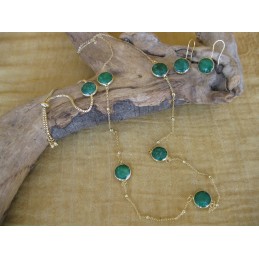 COLLANA ZAMA DORATA PARURE...