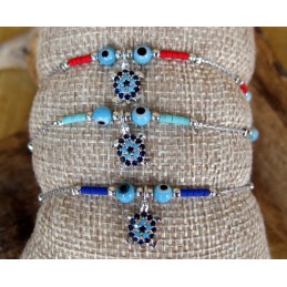 BRACCIALE CATENA E PERLINE...