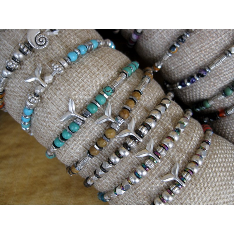 Bracciale Elastico Donna Con Pietre Naturali – Gioiello Energetico Da 10mm Con Significato E Libretto Spiegazioni