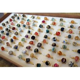 ANELLO ZAMA GOLD C PIETRE R468