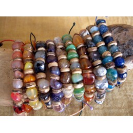 BRACCIALE IN PIETRA DURA E...