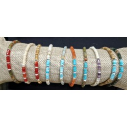 BRACCIALE CILINDRO  PIETRA