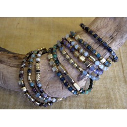 BRACCIALE IN ZAMA  PIETRE...