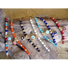 BRACCIALE CATENA PERLINE...