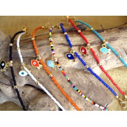 BRACCIALE CATENA PERLINE...