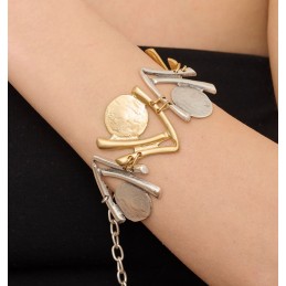 BRACCIALE ZAMA SILVER/GOLD...