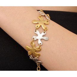 BRACCIALE ZAMA SILVER/GOLD...