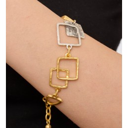 BRACCIALE ZAMA SILVER/GOLD...