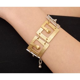 BRACCIALE ZAMA SILVER/GOLD...