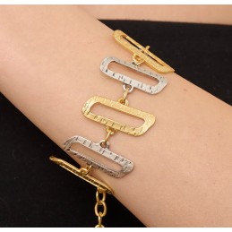 BRACCIALE ZAMA SILVER/GOLD...