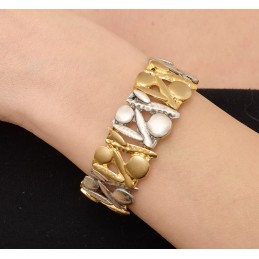 BRACCIALE ZAMA SILVER/GOLD...