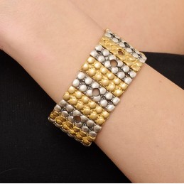BRACCIALE ZAMA SILVER/GOLD...