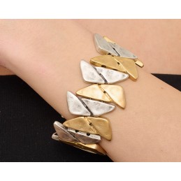 BRACCIALE ZAMA SILVER/GOLD...
