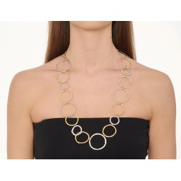 COLLANA ZAMA SILVER/GOLD -060