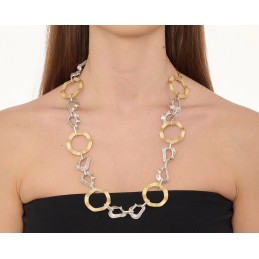 COLLANA ZAMA SILVER/GOLD -062