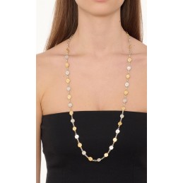 COLLANA ZAMA SILVER/GOLD -064