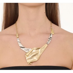 COLLANA ZAMA SILVER/GOLD -068