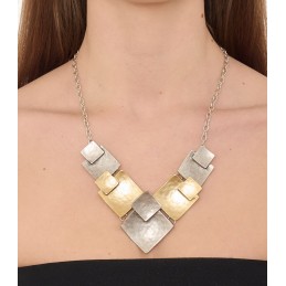 COLLANA ZAMA SILVER/GOLD -069