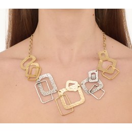 COLLANA ZAMA SILVER/GOLD -071