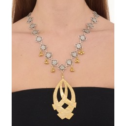 COLLANA ZAMA SILVER/GOLD -078