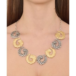 COLLANA ZAMA SILVER/GOLD -079