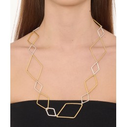 COLLANA ZAMA SILVER/GOLD -083