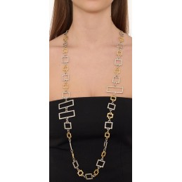 COLLANA ZAMA SILVER/GOLD -085