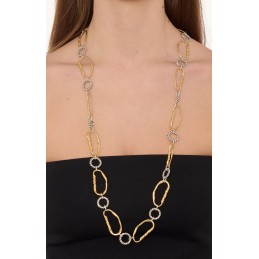 COLLANA ZAMA SILVER/GOLD -087