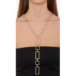 COLLANA ZAMA SILVER/GOLD -088