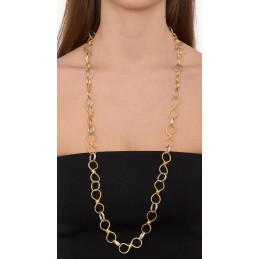 COLLANA ZAMA SILVER/GOLD -091