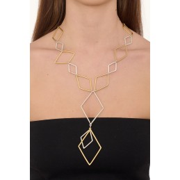 COLLANA ZAMA SILVER/GOLD -092