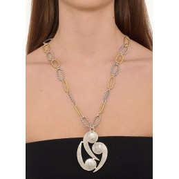COLLANA ZAMA SILVER/GOLD -094