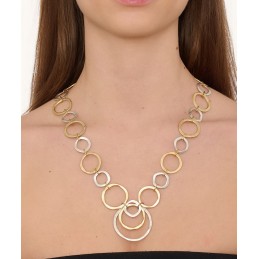 COLLANA ZAMA SILVER/GOLD -096