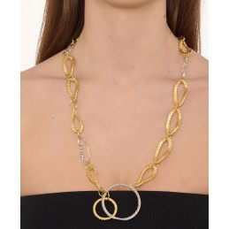 COLLANA ZAMA SILVER/GOLD -097