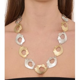 COLLANA ZAMA SILVER/GOLD -102