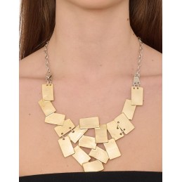 COLLANA ZAMA SILVER/GOLD -105