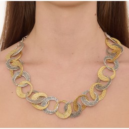 COLLANA ZAMA SILVER/GOLD -106