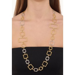 COLLANA ZAMA SILVER/GOLD -113