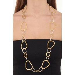 COLLANA ZAMA SILVER/GOLD -114